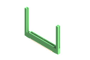 337-036-559-258 - EDAC Card Edge Connector